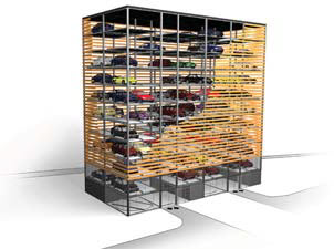 Автоматический паркинг башенного типа Parktower Multi