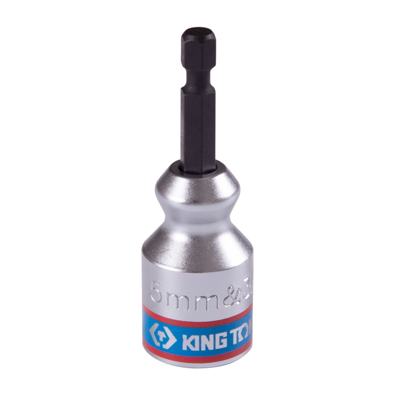 KING TONY Шпильковерт роликовый для шуруповерта 1/4", 5 мм 75A105M