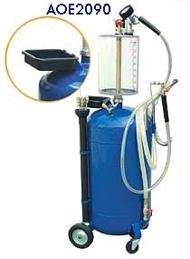 Установка для откачки масла пневматическая, 90 л. с колбой, 8 щупов AOE 2090