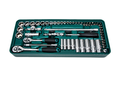 Набор инструмента ROSSVIK (головки 1/4", 3/8"), ложемент, 57 предметов LST057