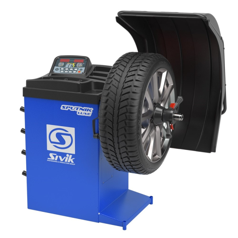 Балансировочный станок СИВИК СБМК-60 Sputnik Luxe,прямое измерение, 26" d (Россия) (синий)